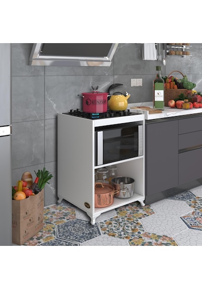 Kenzlife Ocak Dolabı Figen Byz 85x60x57 Mutfak Modül Mini Fırın