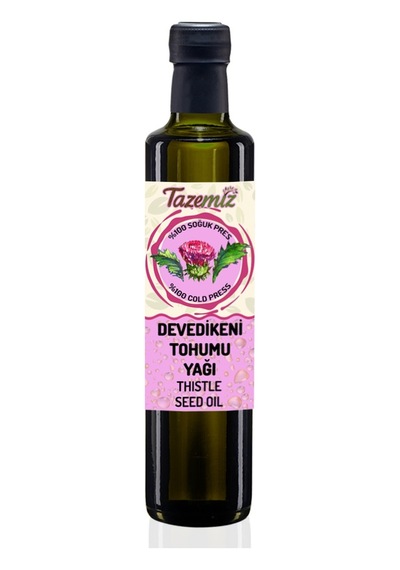Tazemiz Soğuk Pres Devedikeni Tohumu Yağı 500 ML