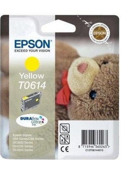 Epson T0614 C13T06144020 Sarı Kartuş.D3850