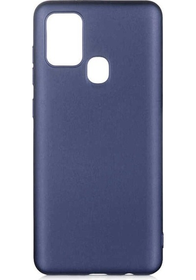 Galaxy A21s Kılıf Zore Premier Silikon Kapak Lacivert