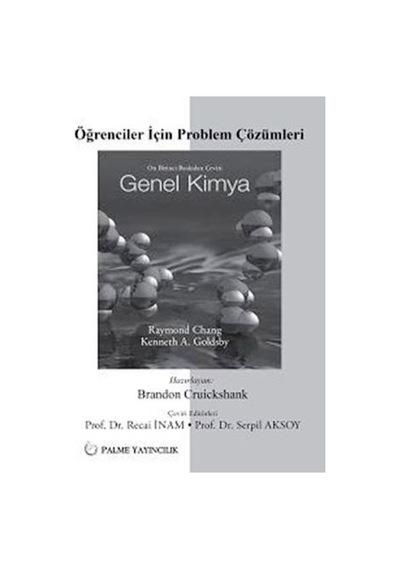 Genel Kimya Problem Çözümleri Kitabı Raymond Chang