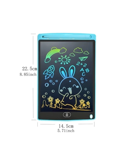 6.5/8.5 İnç Lcd Yazma Tableti Çizim Tahtasında Montessori Eğitici Çizim 8.5-light Blue Mavi