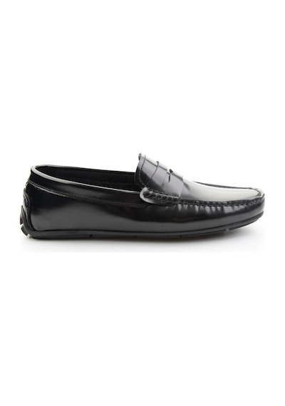 Siyah Hakiki Deri Erkek Loafer Ayakkabı E01648620514