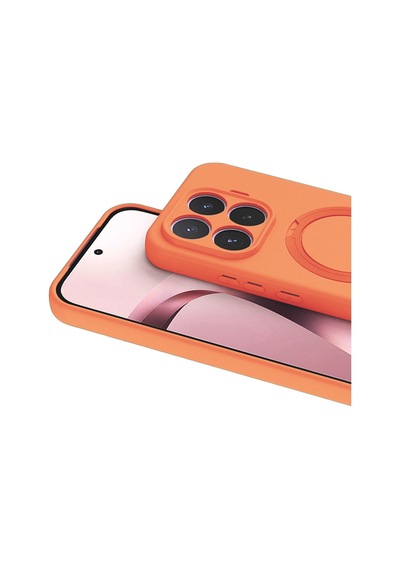 Newface Xiaomi Mi 17t Pro Regal Magsafe Standlı Kapak - Turuncu Diğer