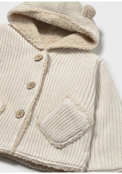 Mayoral 2441-12 Unisex Bebe Krem Çift Yönlü Hırka