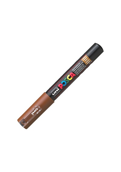 Uni Pc-1M Posca Boyama Markörü 0.7 Mm Kahverengi