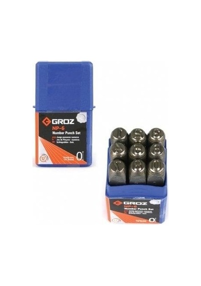 Groz Np/12 Rakam Zımba Takım 12 Mm