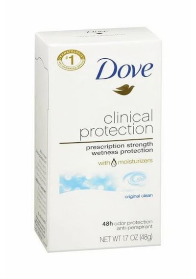 Dove Clinial Protection With 1/4 Moisturizers Orginal Clean Antiperspirant 48hr Kadın Deodorant 48 Gr