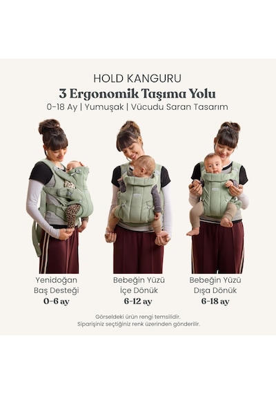 Babybjörn 2 Li Set Begin Ana Kucağı & Kanguru Hold Mesh Dark Grey