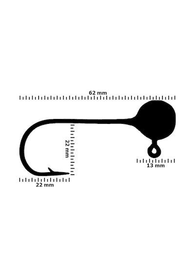 Fishika 2509 6/0 14gr Jig Head Fsh2509-d14n60