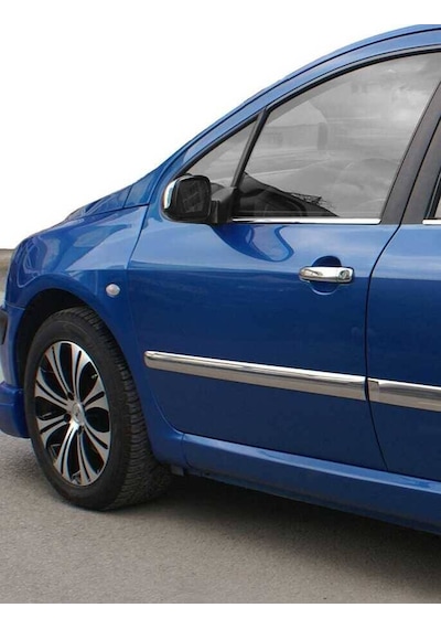 Peugeot 307 Hb-Sw Krom Cam Çıtası 4 Parça 2001-2008 Arası