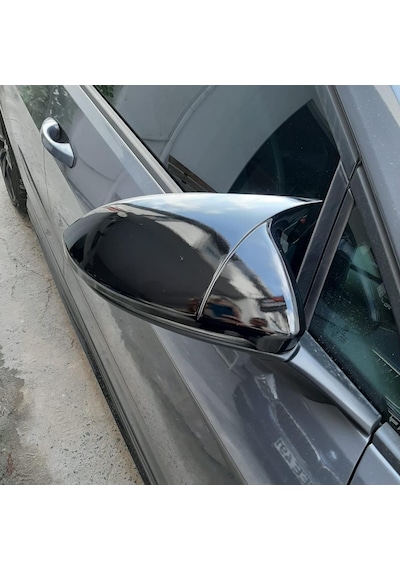 Vw Golf 7 - 7.5 Batman Yarasa Ayna Kapağı Piano Black