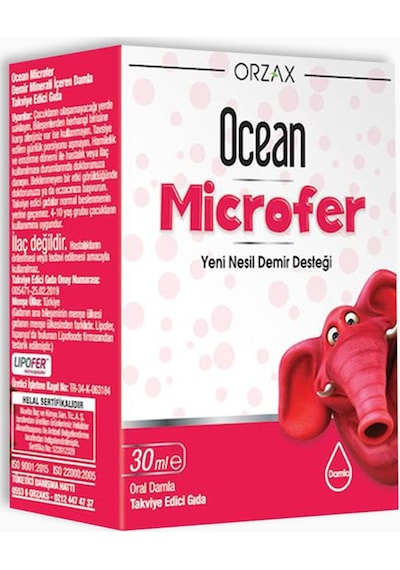 Ocean Microfer Damla Takviye Edici Gıda 30 ML
