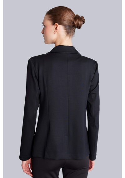 Defacto Standart Fıt Ceket Yaka Blazer Ceket G2228ax26spbk81 Siyah-bk81