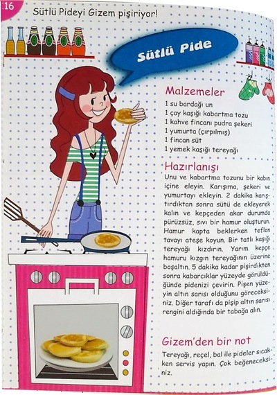Küçük Aşçı Cerenin Mutfağı Hikaye Kitabı