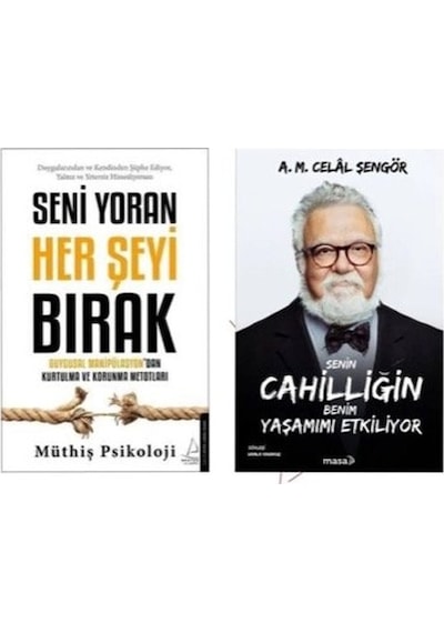 Seni Yoran Her Seyi Birak + Cahilligin Benim Yasamimi Etkiliyor 2li Set