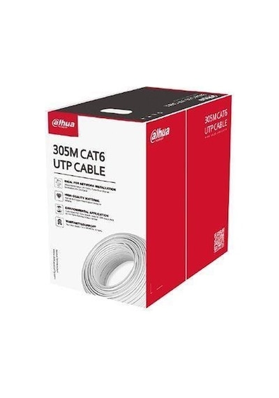 Dahua 23awg Gri 305m Cca Cat6 Kablo Pfm922ı-6un-c