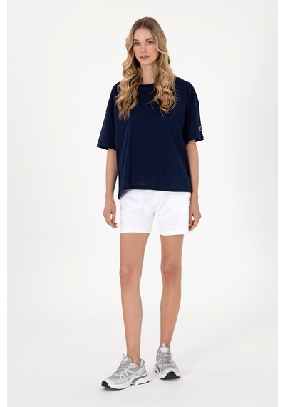 U.s. Polo Assn. Kadın Beyaz Şort Örme 50300840-vr013 Beyaz