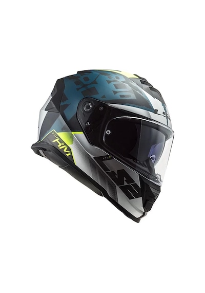 Ls2 Storm Sprınter Kask Mat Siyah Gri Cobalt