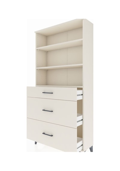 Arges Dolap 3 Raflı 3 Çekmeceli 88x30x182 Aytaşı-aytaşı Aytaşı