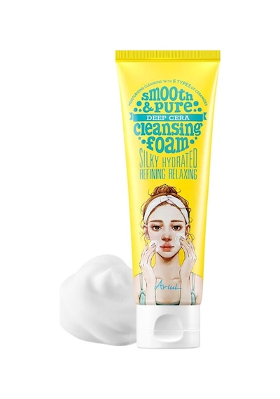 Smooth & Pure Deep Cera Cleansing Foam - Seramid İçerikli Derinlemesine Nemlendirici Yüz Temi