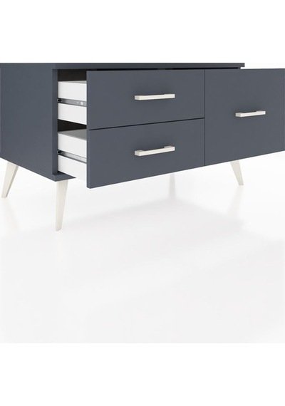 Hyperion Şifonyer 3 Raflı 88x44x48 Antrasit-antrasit Antrasit Hyperion Şifonyer 3 Raflı 88x44x48 Antrasit-antrasit Antrasit