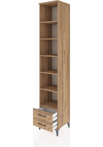 Hyperion Dolap 6 Raflı 2 Çekmeceli 44x44x243 Çam-çam Çam