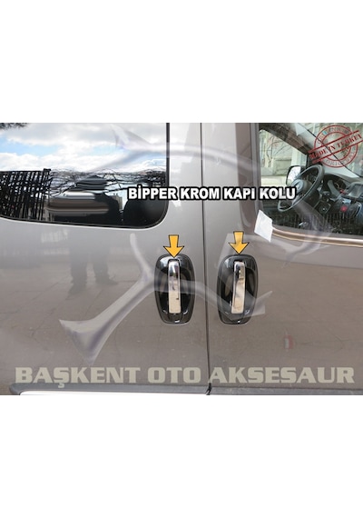Peugeot Bipper Krom Kapı Kolu 4 Kapı 2008   Üzeri