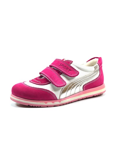 Toddler 47293 Deri Pembe Cırtlı Ortopedik Kız Çocuk Ayakkabı Pembe