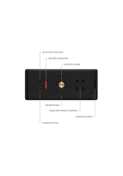 Marshall Middleton Iı Bluetooth Hoparlör, Black/brass