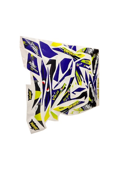 Yamaha Yzf R25 Rossi Köpek Balığı Shark Sticker Etiket Kaplama Modeli Lacivert