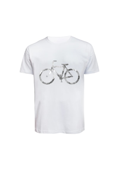 Baranışık İmpossible Baskılı Penye Süprem Tshirt Beyaz