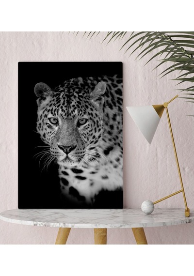 Bk Home Leopar Tasarımlı Kanvas Tablo 30X50Cm-1 (496789485)