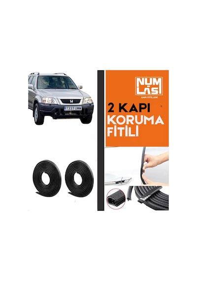 Honda Cr-v 1997-2001 İki Kapı Koruma Fitili Siyah Renk Numlas-a Kalite-nm2853
