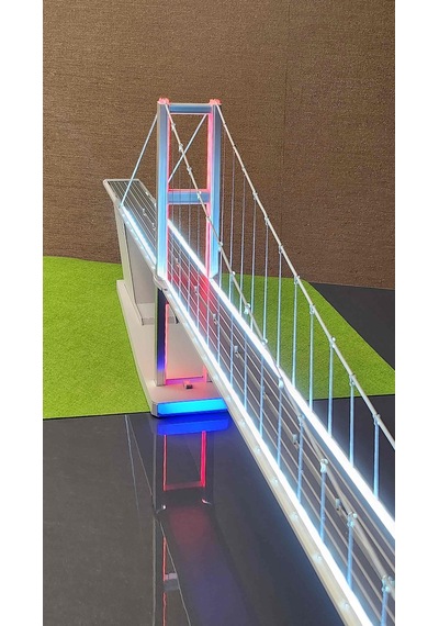 E Design Kısa Model 3D Dahili Led Aydınlatmalı Boğaz Köprüsü Modülü