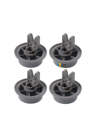 Beko Uyumlu Bky3415 Bulaşık Makinesi Sepet Tekerleği Alt Teker 4 Adet