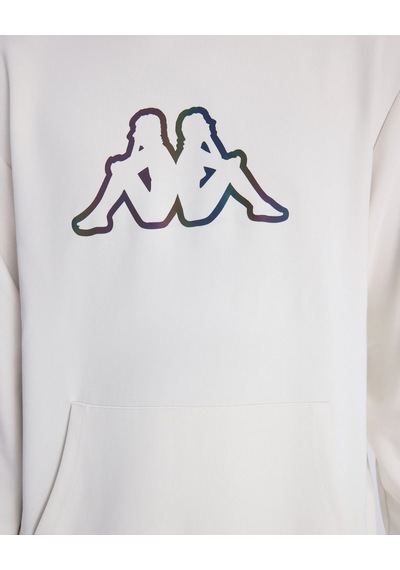 Kappa Logo Brian Hoodie-beyaz Beyaz