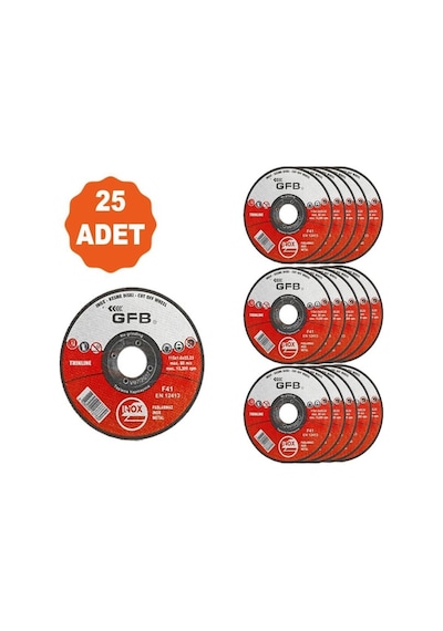 Gfb Inox Kesici Taş 115X1,0X22,23 25 'li