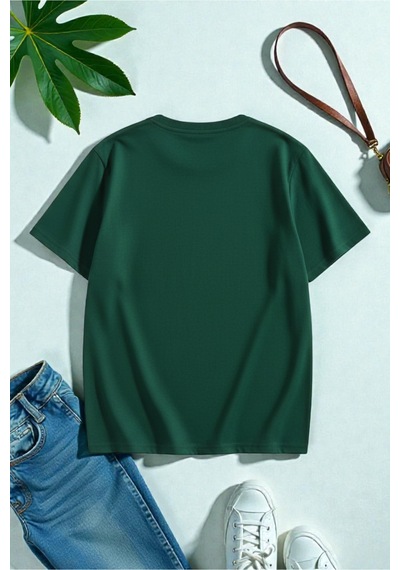 Uyguntarz Unisex Duffy Baskılı Tasarım Tshirt Yeşil