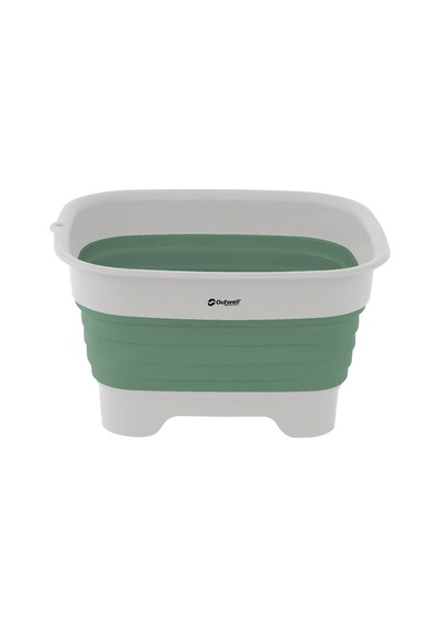 Outwell Collaps Wash Bowl W/drain Katlanır Kamp Lavabosu Yeşil-gri