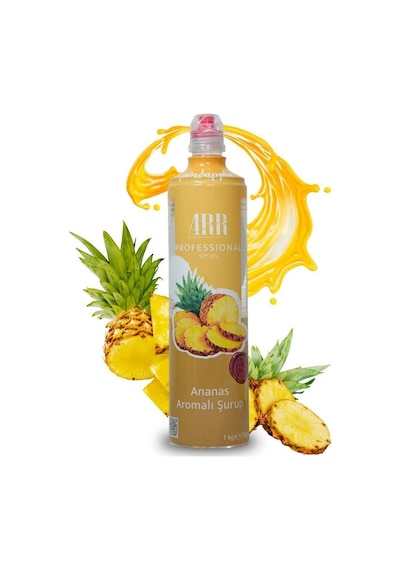 Ananas Aromalı Tropikal İçecek & Kokteyl Şurubu 750 Ml