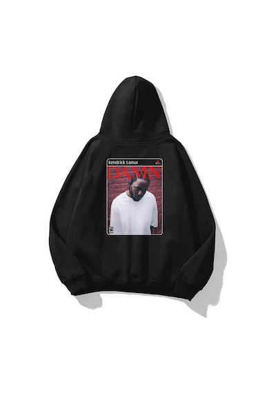 Startmore Unisex Damn Kendrick Lamar Ps2 Sweatshirt Siyah Siyah