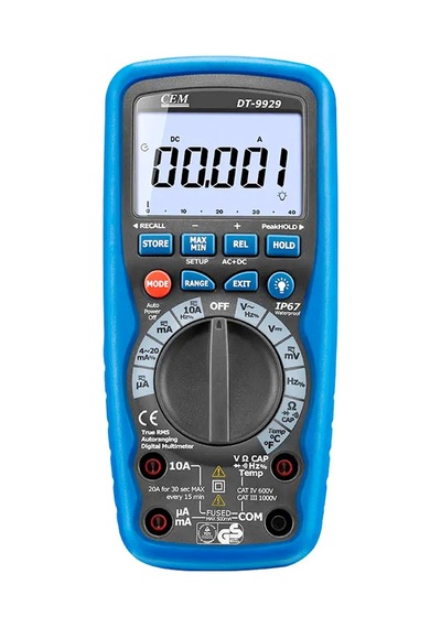 Cem Dt-9929 Profesyonel T-rms Endüstriyel Multimetre