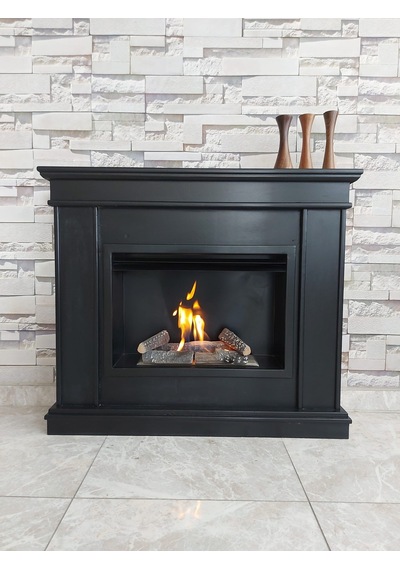 Blueflame Classıcal Black Bacasız Şömine