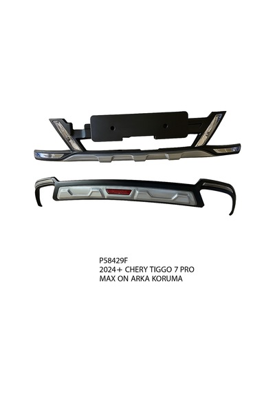 Autogp Chery Tiggo 7 Promax Ön Ve Arka Tampon Koruma Difüzör Plastik 2024+