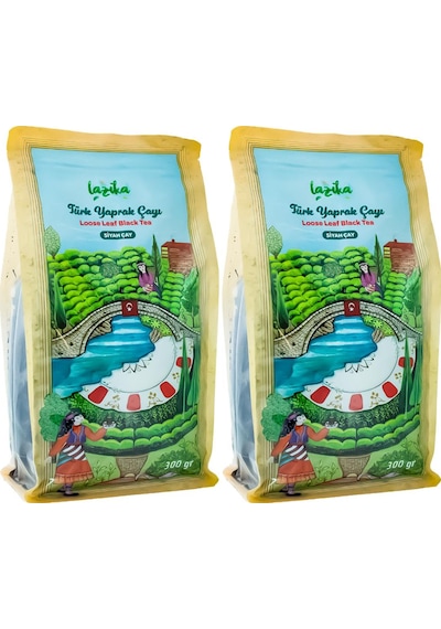 Lazika Türk Yaprak Siyah Çay 2 x 300 G