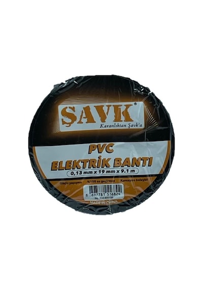 Şavk Izolebant Elektrik Siyah 10 Adet