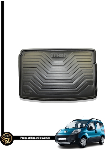 Peugeot Bipper 2008+ Araca Özel 3d Bagaj Havuzu