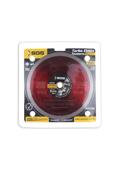 Sgs 2266 Turbo Elmas Testere (ultra Hassas)(180mm)