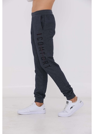 Maraton Sportswear Regular Erkek Ribana Paça Basic Lacivert Eşofman Altı 20105-lacivert Lacivert